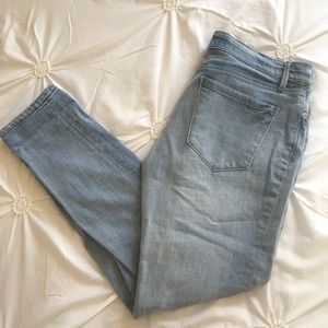 Lou & Grey Light Wash Slouchy Skinny Jeans